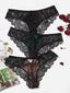 Elegant Floral Lace Brief (Sizes XS, S, M)