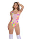 RAVE Shimmer Pink Rainbow Romper