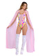 RAVE Sheer Mesh Floor Length Shrug