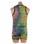 Men's Rainbow Tie Dye Stripe Singlet Top (Sizes M, L)