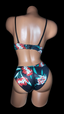 Floral Print Padded Lingerie Set (Sizes M, XL)