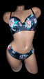 Floral Print Padded Lingerie Set (Sizes M, XL)