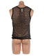 Men’s Diamond Mesh Singlet Tank Top (Sizes M, L)