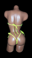 Sweetheart Net Bikini (One Size)