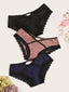 Lace Trim Cutout Panty (Size XL)
