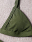 Rib High Cut Bikini (Sizes S, M, L)