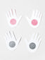Palm Print Nipple Pasties - 4 Pack