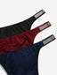 Plus Diamond Love Panty- Black/Maroon/Navy (Sizes 1XL, 2XL, 3XL)