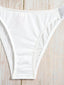 Rhinestone Studded Panty White (Size M)
