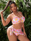 Plus Floral Bikini Set & Beach Skirt (Sizes 0XL, 1XL, 2XL)