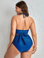 Plus Wrap Bikini (Sizes 0XL, 1XL) Red, Blue or Green