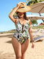 Plus Tropical Print Swimsuit (Sizes 0XL, 1XL)