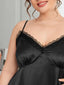 Plus Satin Night Dress (Sizes 1XL, 2XL)