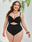 Plus Cut-out Push Up Swimsuit (Sizes 1XL)