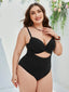Plus Cut-out Push Up Swimsuit (Sizes 1XL)