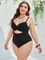 Plus Cut-out Push Up Swimsuit (Sizes 1XL)