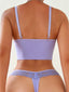 Underwire Bra & Thong Set (One Size)