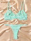 Mint Green Lace Lingerie Set (Size L)