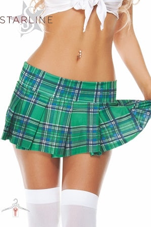 Starline Plaid Schoolgirl Skirt (Size S-M)