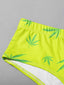 Pot Leaf Cheeky Panty (Sizes S, M, L)