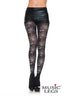 Hosiery Spider Web Print Pantyhose