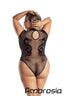 PLUS Ambrosia Dragon Girl Black Bodysuit