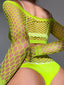 Lime Green Fishnet Set (One Size)