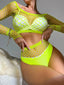 Lime Green Fishnet Set (One Size)