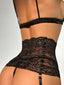 Fishnet Stockings With Garter Belt (Sizes S, M, L)