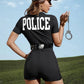 4PK Police Cop Costume Set (Sizes M, L)