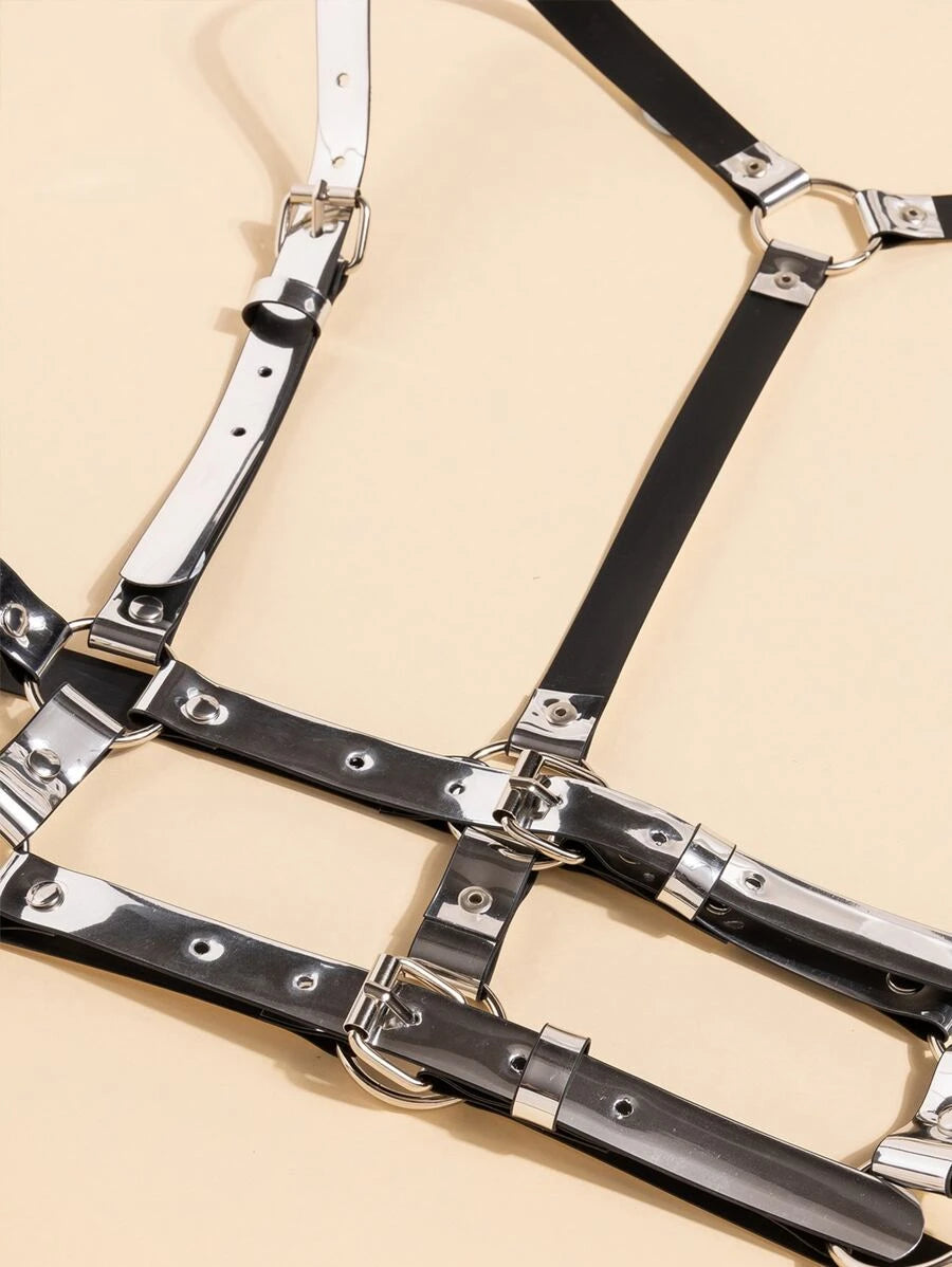 Silver Harness Belt (Sizes S, M-L)