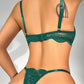 Green Floral Bra & Panty Set (Sizes S, M, L, XL)