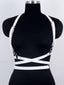 Criss Cross Harness Belt (One Size) Red, White Or Pink