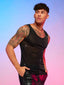 Men's Cut Out Mesh Tank Top (Sizes S, M, L, XL)