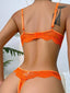 Ella Lingerie Set - Orange (Sizes S, M, L)