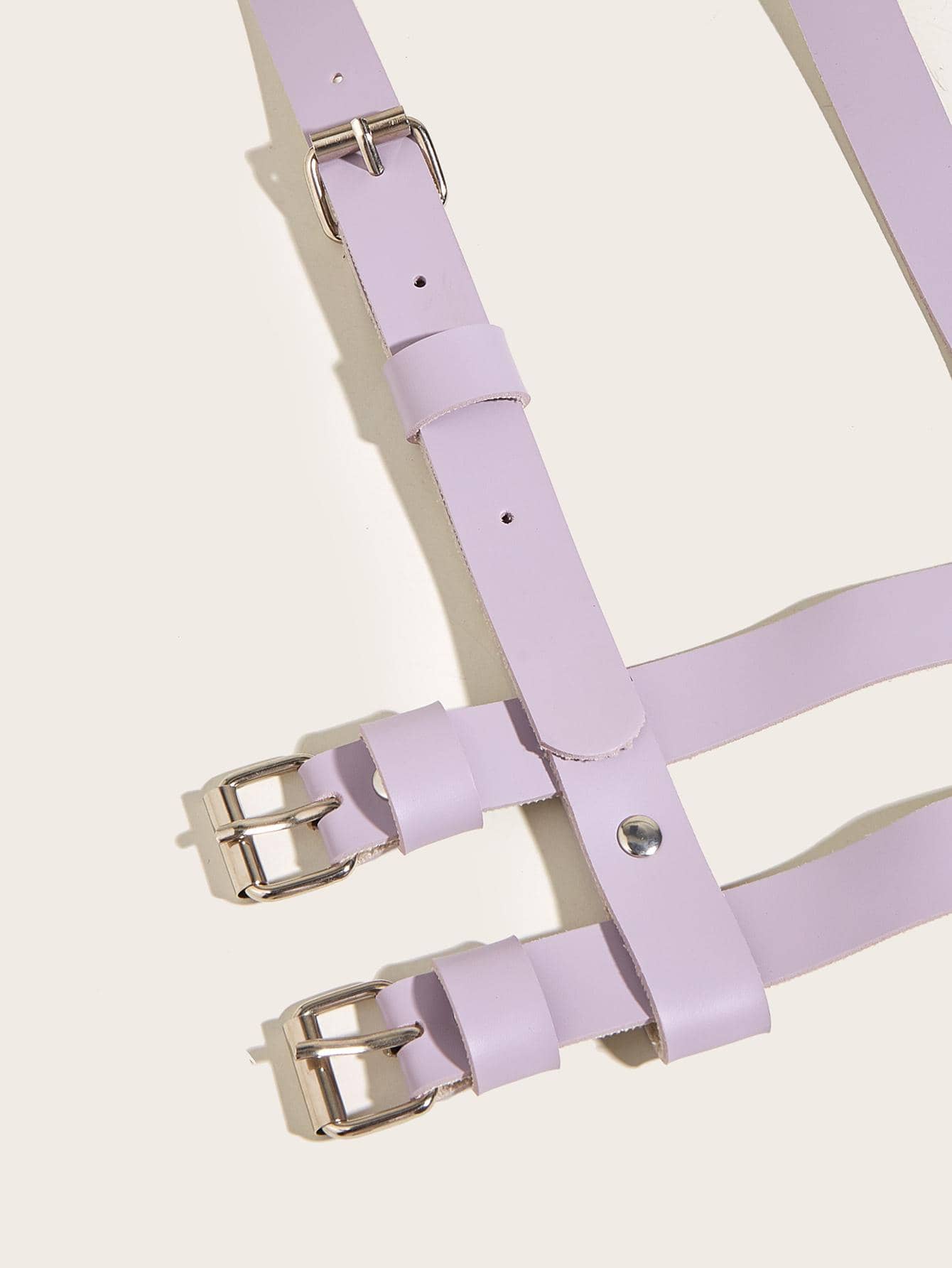 Metal Buckle Purple Harness (Sizes S, M-L)