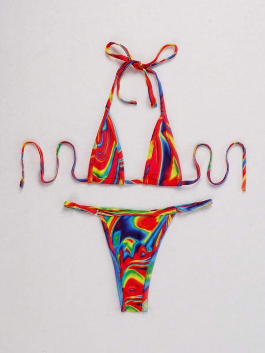 Trippy Micro Bikini Set (One Size)