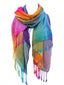 Boho Silk Pashmina Scarf Shawl