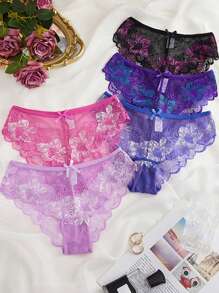 Cheeky Lace Brief Panty (Sizes S, M, L)