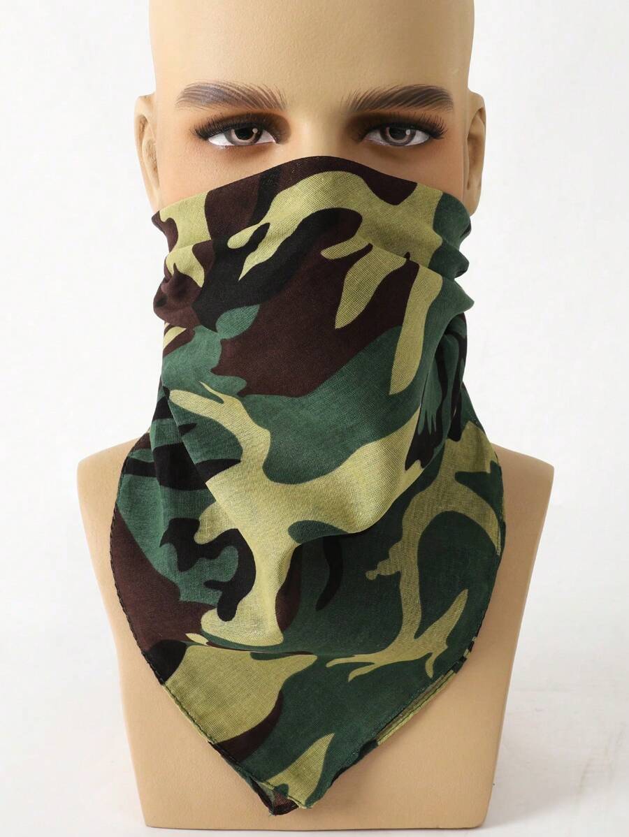 Flame/ Army Bandana Head Wrap Headband