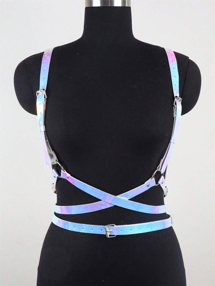 Iridescent Angel Wing Harness (One Size)