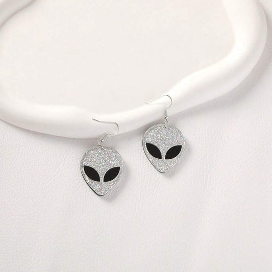 Out Of This World- Alien Earrings