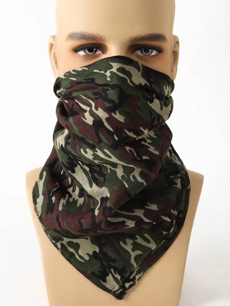 Flame/ Army Bandana Head Wrap Headband