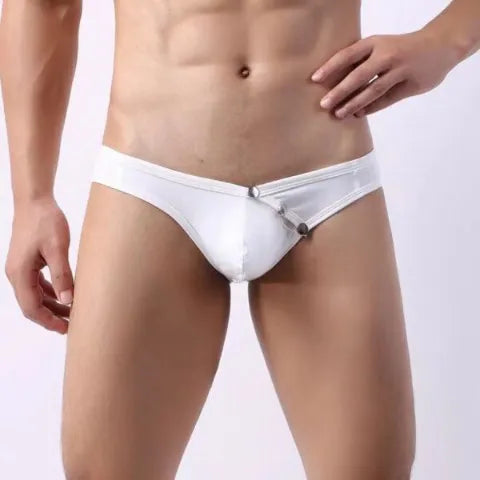 Men’s PVC Button Brief (Sizes M, L)