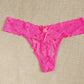 Floral Lacey Thong Panty (Sizes S, M, L)