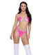 RAVE Pink Sequin Strappy Set