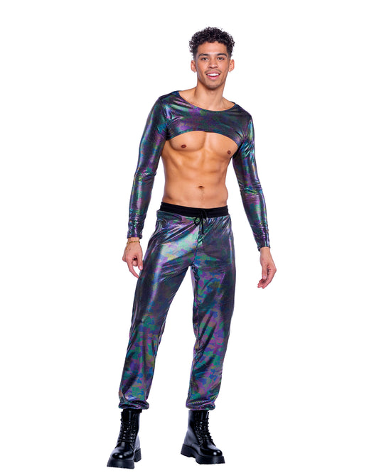 RAVE Rainbow Shimmer Camouflage Joggers