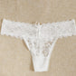 Floral Lacey Thong Panty (Sizes S, M, L)