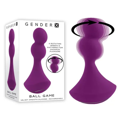 Gender X Ball Game - Rotating Butt Plug