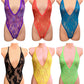 Lace Stripper Clips Teddy Bodysuit (Size S-M)